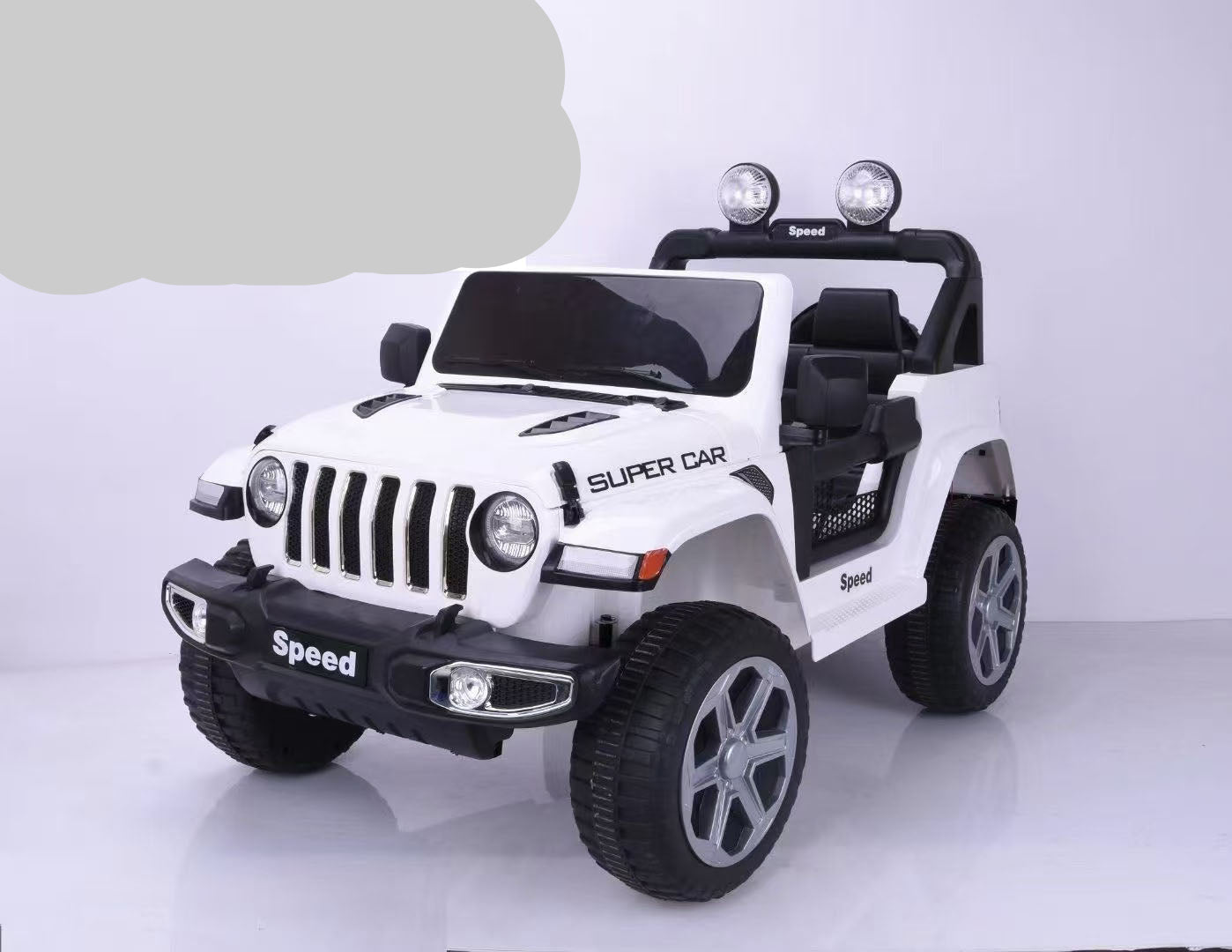 Power Wheels 4×4 Jeep Wrangler Battery-Powered Ride-on, 12 V Car with remote