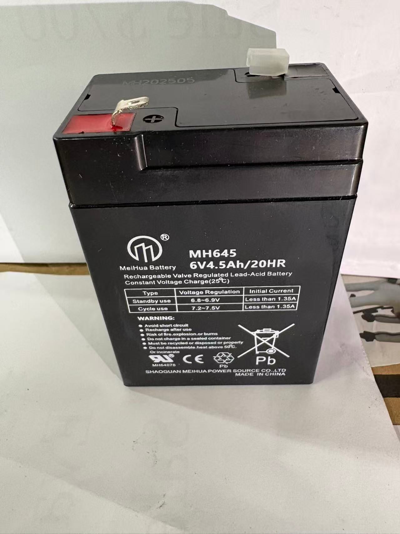 6 Volt 4.5 AH Rechargeable Battery for ride on car
