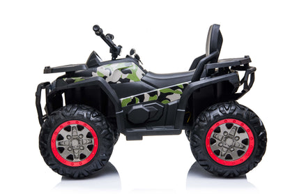24V Kids Electric Camo ATV Quad Bike with Rubber wheels and Remote Control
