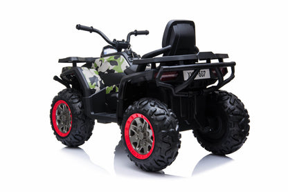 24V Kids Electric Camo ATV Quad Bike with Rubber wheels and Remote Control