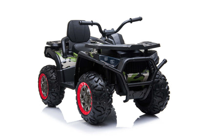 24V Kids Electric Camo ATV Quad Bike with Rubber wheels and Remote Control