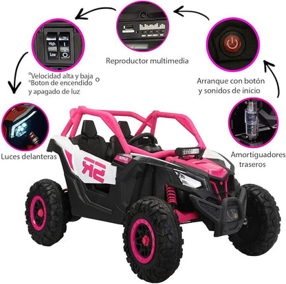 Buggy SR SUPER 66 Ride-On Buggy – 4WD Dual Seater with Remote Control