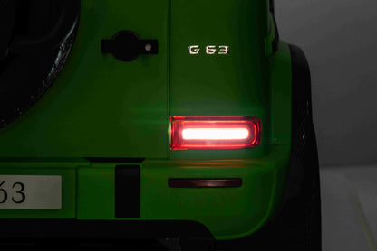 Licensed Mercedes-AMG G63- Battery 24V.14Ah, Motors 800W 4×4 Kids Ride-On Two seater Car-Mat Green