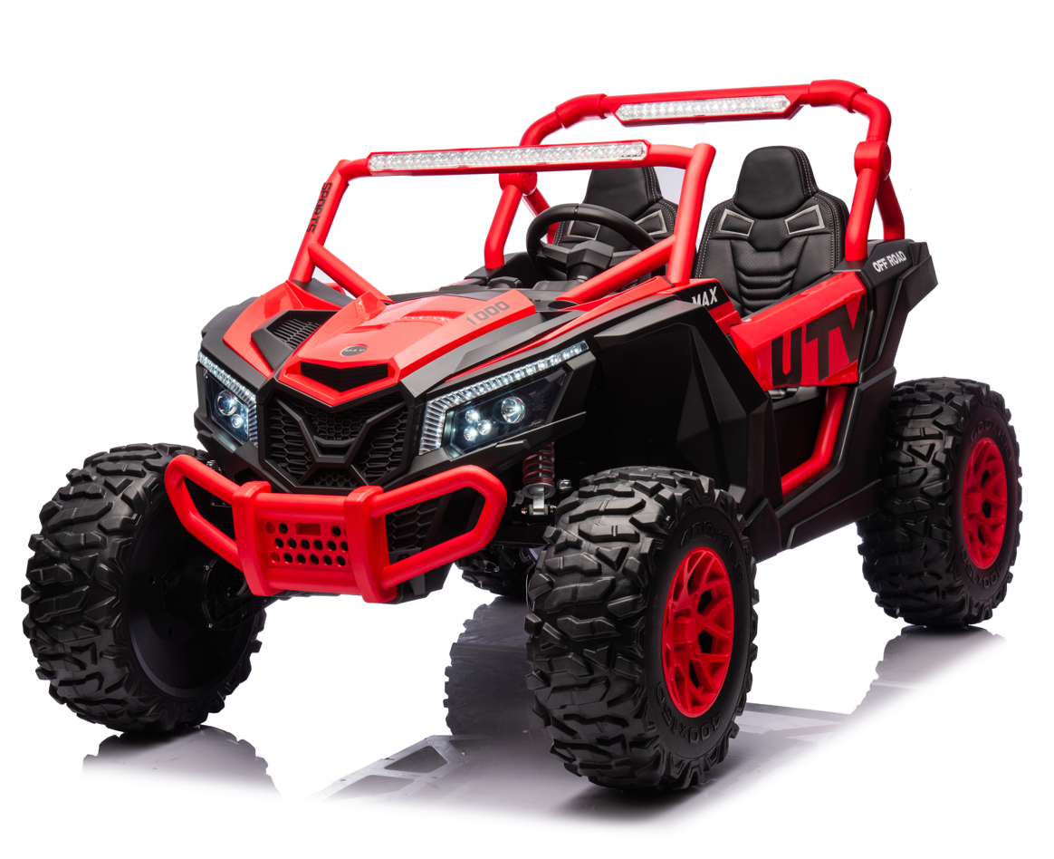 24V two-Seater Off-Road UTV – 1400W Total Power, EVA Wheels, 4WD Adventure Buggy