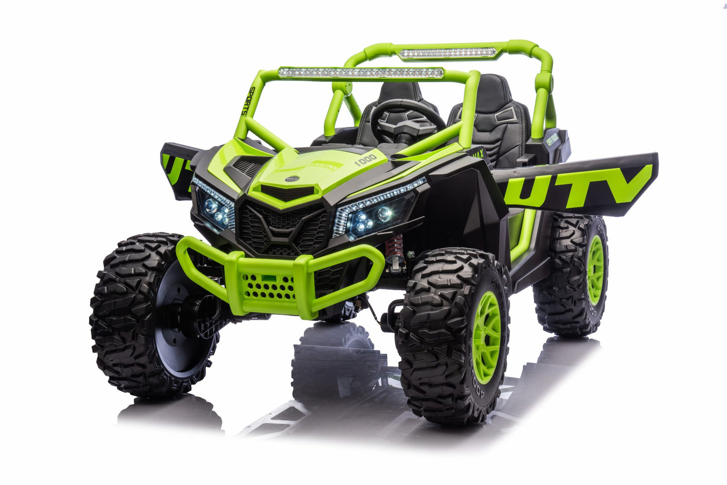 24V two-Seater Off-Road UTV – 1400W Total Power, EVA Wheels, 4WD Adventure Buggy