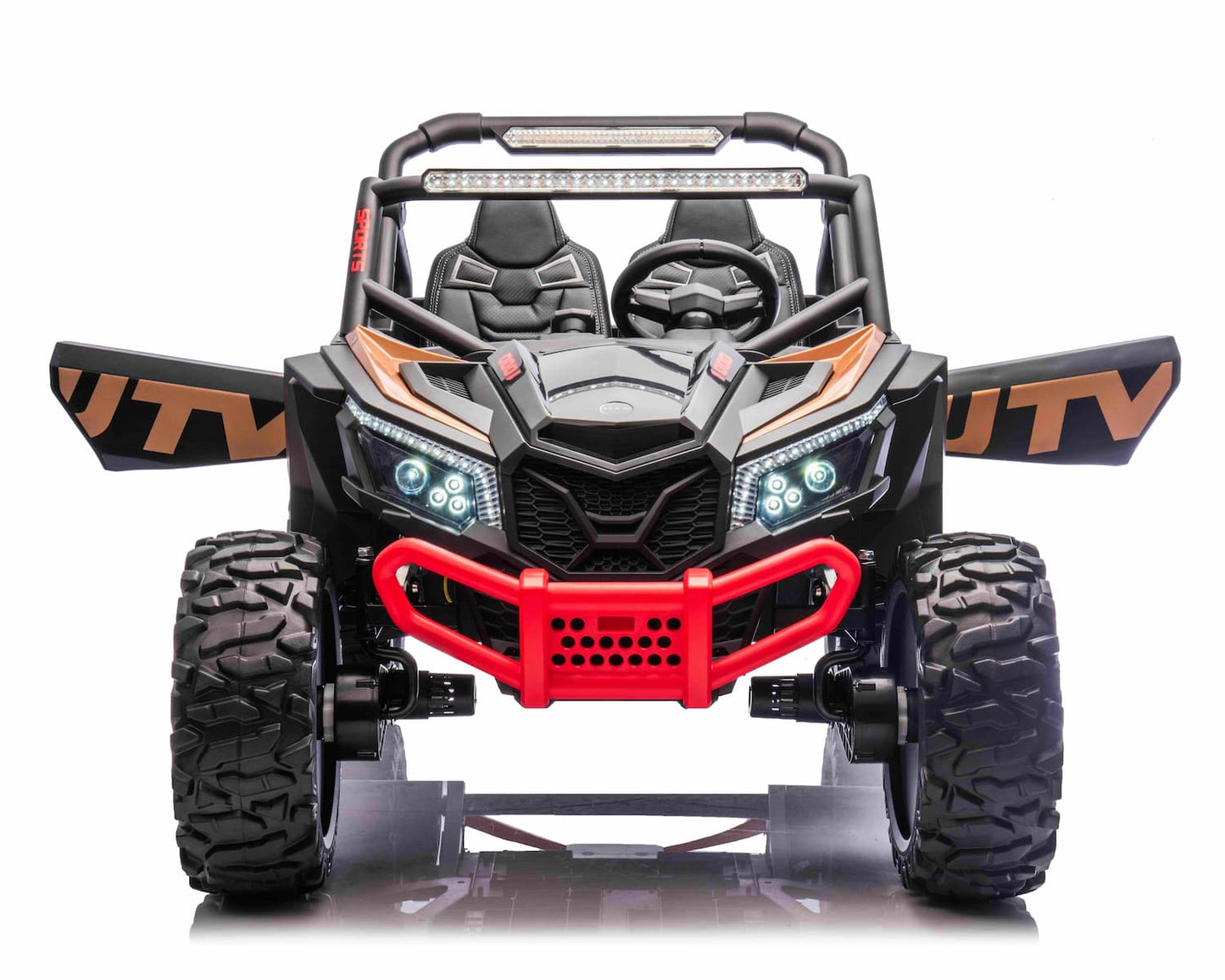 24V two-Seater Off-Road UTV – 1400W Total Power, EVA Wheels, 4WD Adventure Buggy