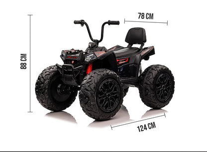 24V Monster 4X4 ATV Quad Bike – Big 450mm EVA Wheels