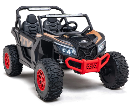 24V two-Seater Off-Road UTV – 1400W Total Power, EVA Wheels, 4WD Adventure Buggy