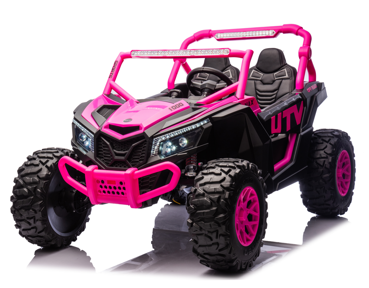 24V two-Seater Off-Road UTV – 1400W Total Power, EVA Wheels, 4WD Adventure Buggy