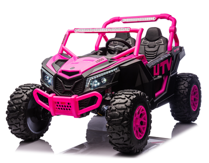 24V two-Seater Off-Road UTV – 1400W Total Power, EVA Wheels, 4WD Adventure Buggy
