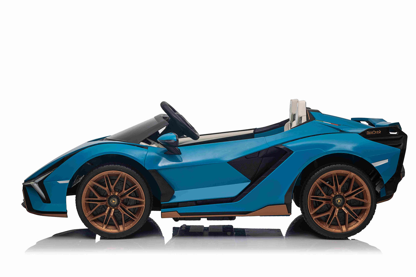 Official Licensed Ride-On Car two Seater Lamborghini 24V with Dual Drift Motors 24V-RS 775-RPM 20800  with Leather Seat