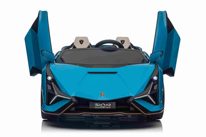 Official Licensed Ride-On Car two Seater Lamborghini 24V with Dual Drift Motors 24V-RS 775-RPM 20800  with Leather Seat