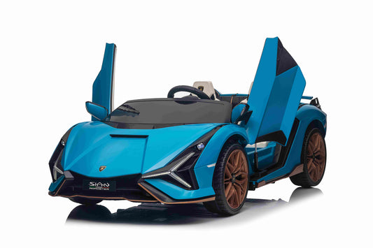 Official Licensed Ride-On Car two Seater Lamborghini 24V with Dual Drift Motors 24V-RS 775-RPM 20800  with Leather Seat