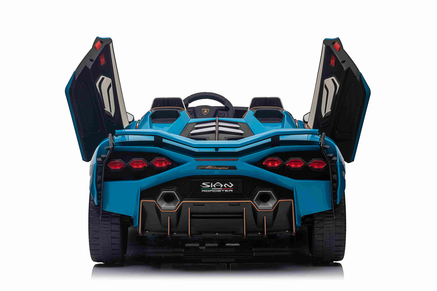 Official Licensed Ride-On Car two Seater Lamborghini 24V with Dual Drift Motors 24V-RS 775-RPM 20800  with Leather Seat