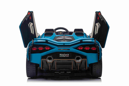 Official Licensed Ride-On Car two Seater Lamborghini 24V with Dual Drift Motors 24V-RS 775-RPM 20800  with Leather Seat