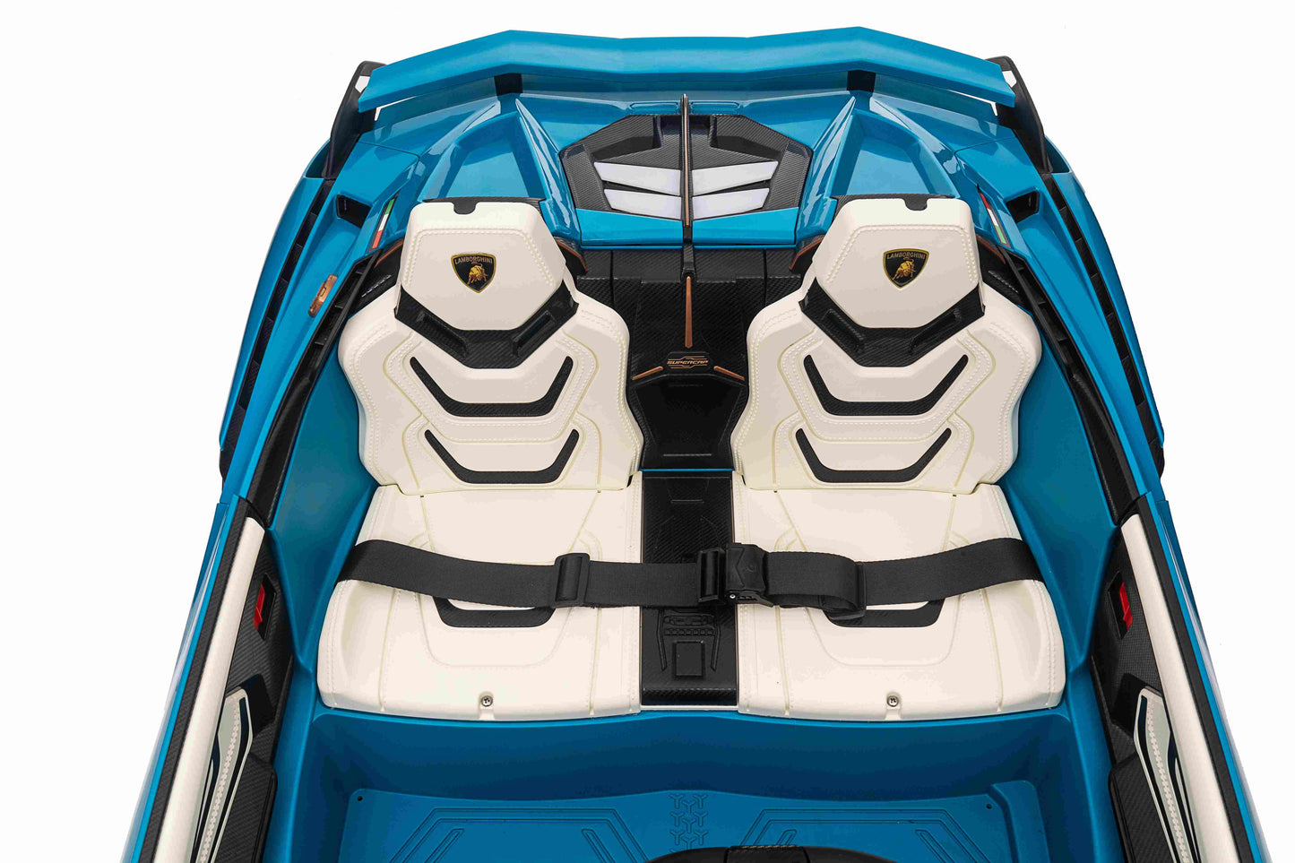 Official Licensed Ride-On Car two Seater Lamborghini 24V with Dual Drift Motors 24V-RS 775-RPM 20800  with Leather Seat