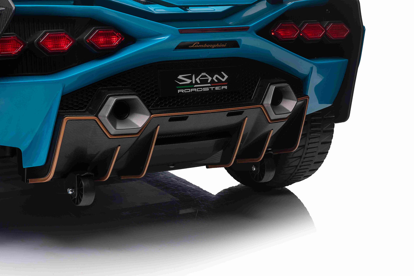Official Licensed Ride-On Car two Seater Lamborghini 24V with Dual Drift Motors 24V-RS 775-RPM 20800  with Leather Seat
