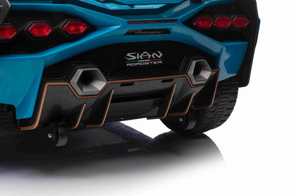 Official Licensed Ride-On Car two Seater Lamborghini 24V with Dual Drift Motors 24V-RS 775-RPM 20800  with Leather Seat