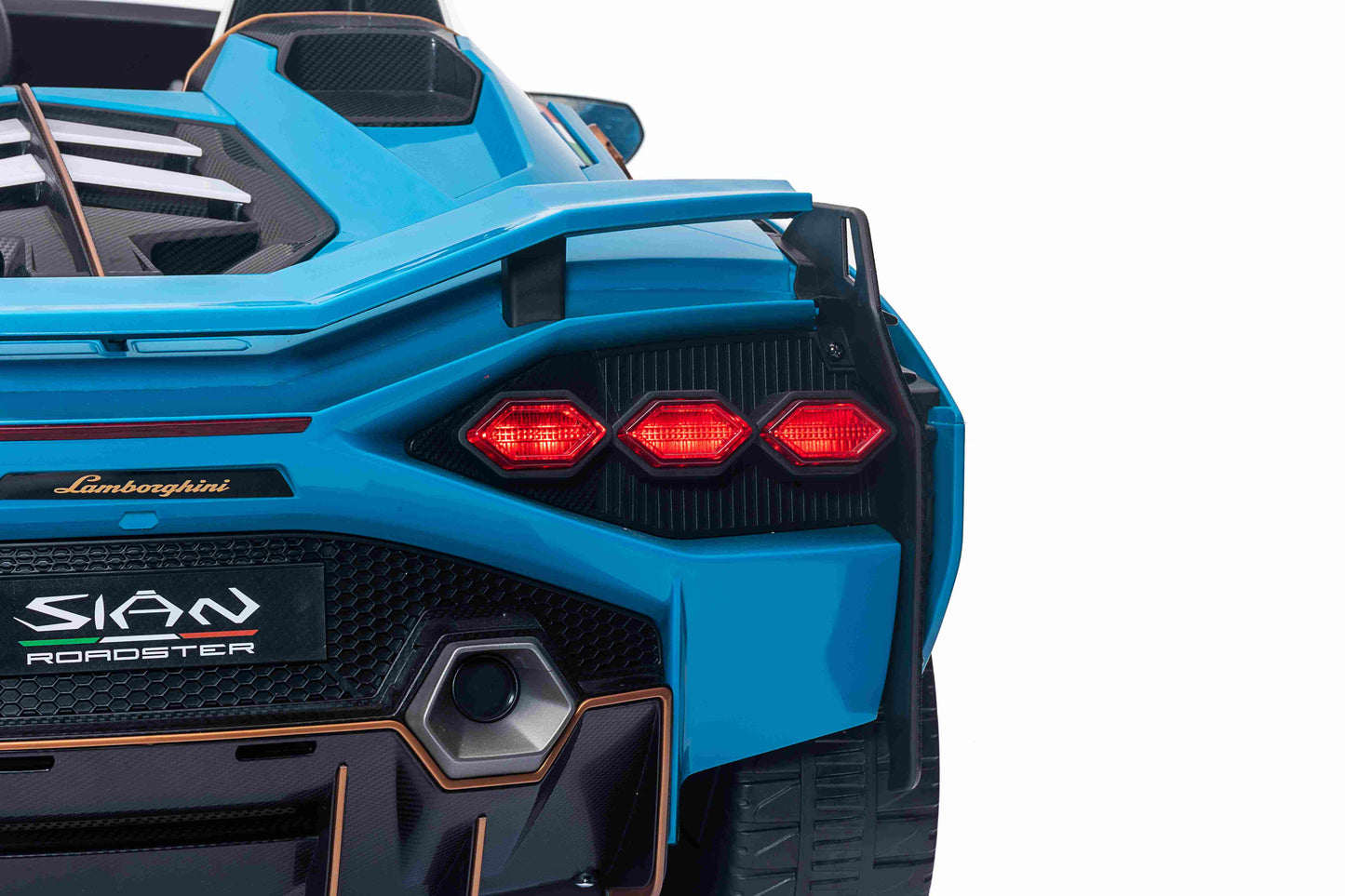 Official Licensed Ride-On Car two Seater Lamborghini 24V with Dual Drift Motors 24V-RS 775-RPM 20800  with Leather Seat