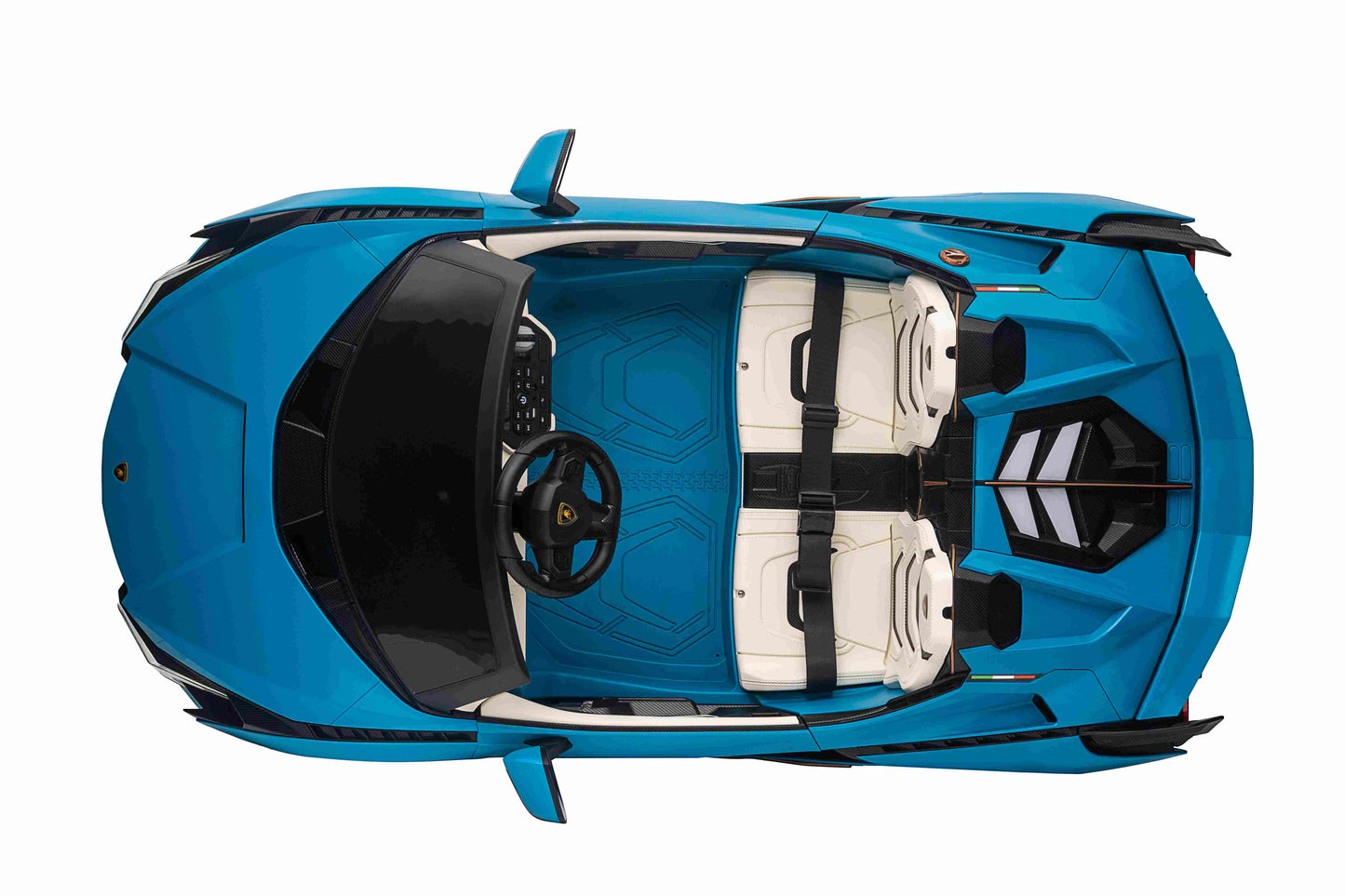 Official Licensed Ride-On Car two Seater Lamborghini 24V with Dual Drift Motors 24V-RS 775-RPM 20800  with Leather Seat