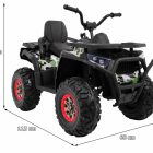 24V Kids Electric Camo ATV Quad Bike with Rubber wheels and Remote Control