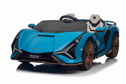 Official Licensed Ride-On Car two Seater Lamborghini 24V with Dual Drift Motors 24V-RS 775-RPM 20800  with Leather Seat