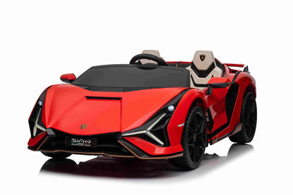 Official Licensed Ride-On Car two Seater Lamborghini 24V with Dual Drift Motors 24V-RS 775-RPM 20800  with Leather Seat