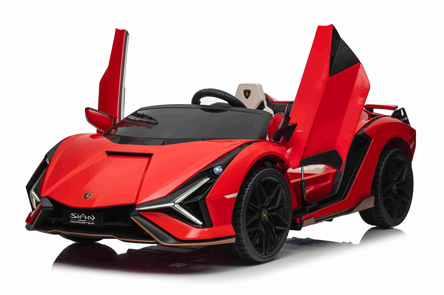 Official Licensed Ride-On Car two Seater Lamborghini 24V with Dual Drift Motors 24V-RS 775-RPM 20800  with Leather Seat