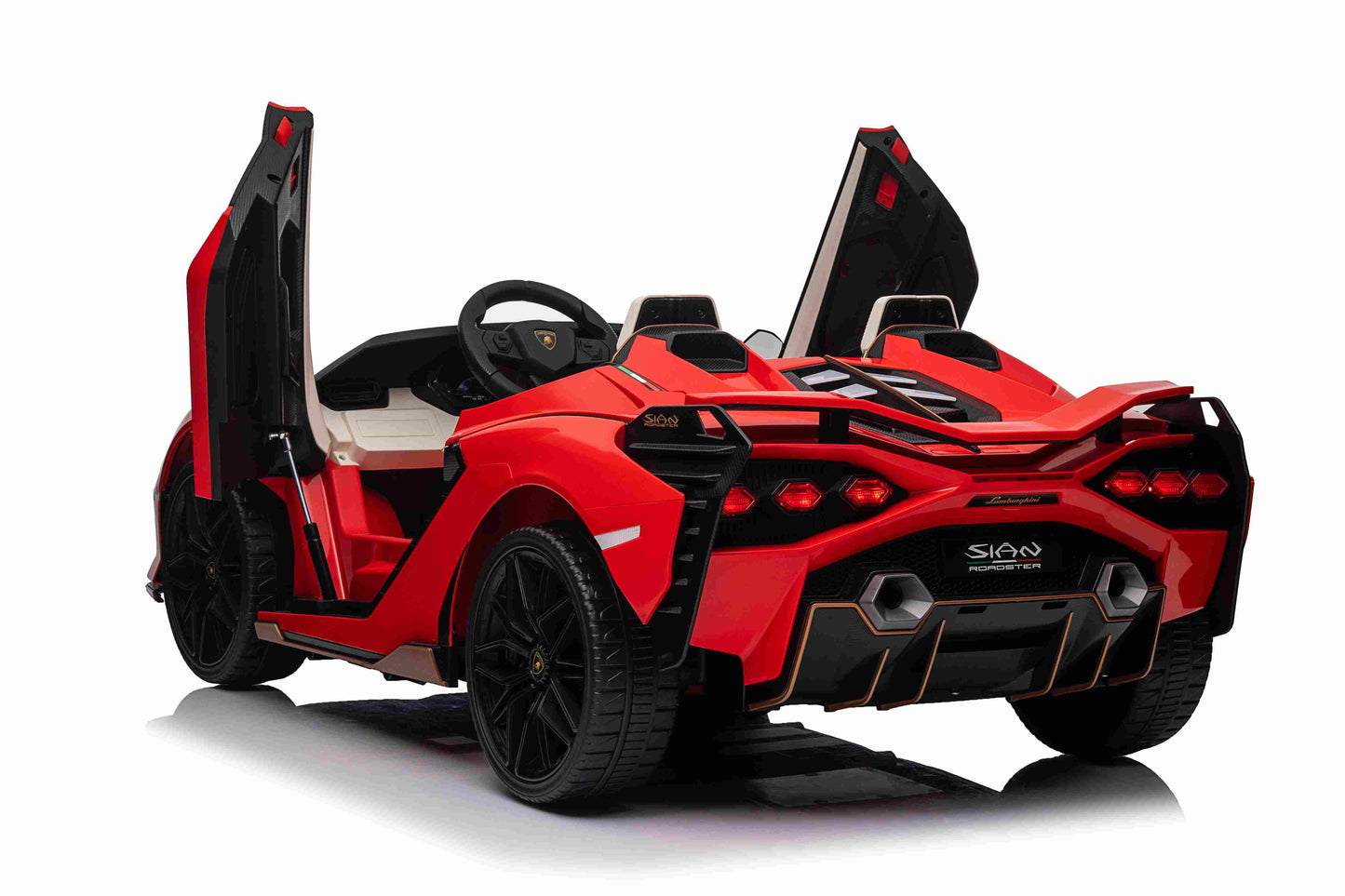 Official Licensed Ride-On Car two Seater Lamborghini 24V with Dual Drift Motors 24V-RS 775-RPM 20800  with Leather Seat