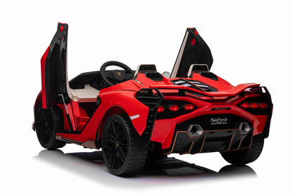 Official Licensed Ride-On Car two Seater Lamborghini 24V with Dual Drift Motors 24V-RS 775-RPM 20800  with Leather Seat