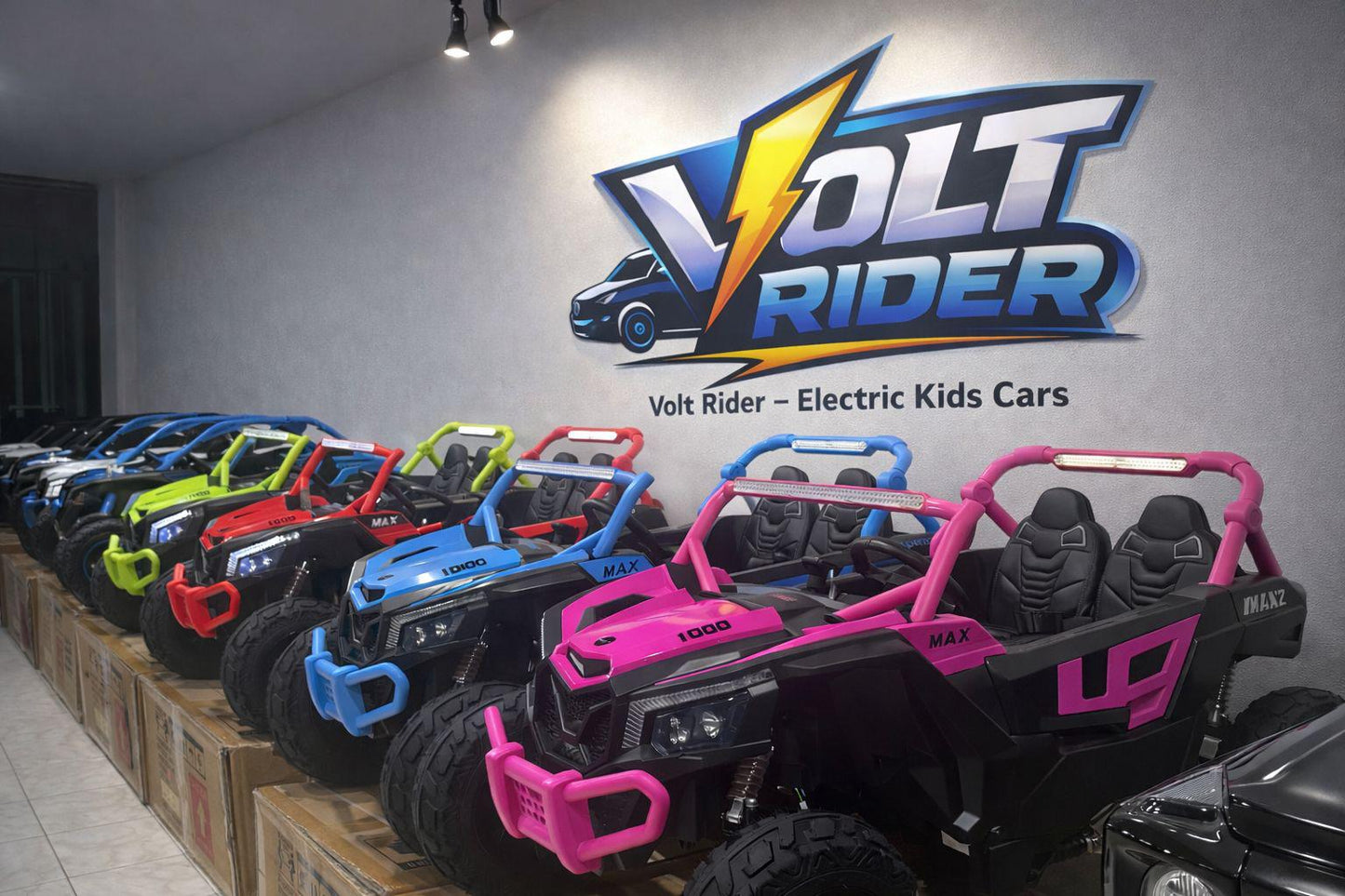 Upgraded UTV 4WD Off-Road 24 V Two-seater – Upgraded New high-powered Quiet Motors, Air Rubber Wheels
