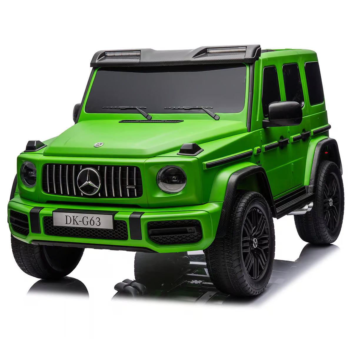 Licensed Mercedes-AMG G63- Battery 24V.14Ah, Motors 800W 4×4 Kids Ride-On Two seater Car-Mat Green