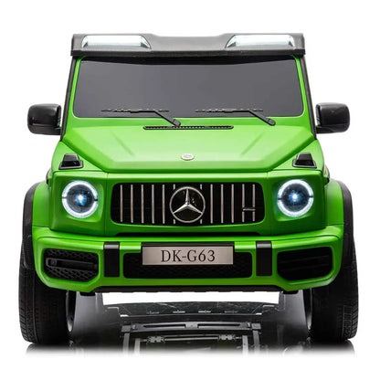 Licensed Mercedes-AMG G63- Battery 24V.14Ah, Motors 800W 4×4 Kids Ride-On Two seater Car-Mat Green