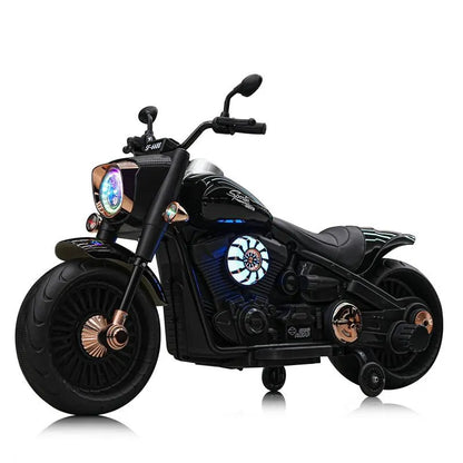 Harley Extra-Large Electric Ride-On Bike for Kids with EVA Wheels & Long-Lasting Battery