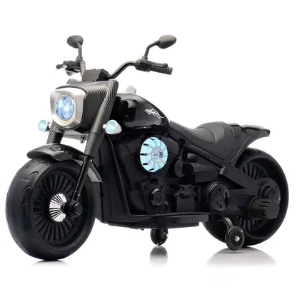 Harley Extra-Large Electric Ride-On Bike for Kids with EVA Wheels & Long-Lasting Battery