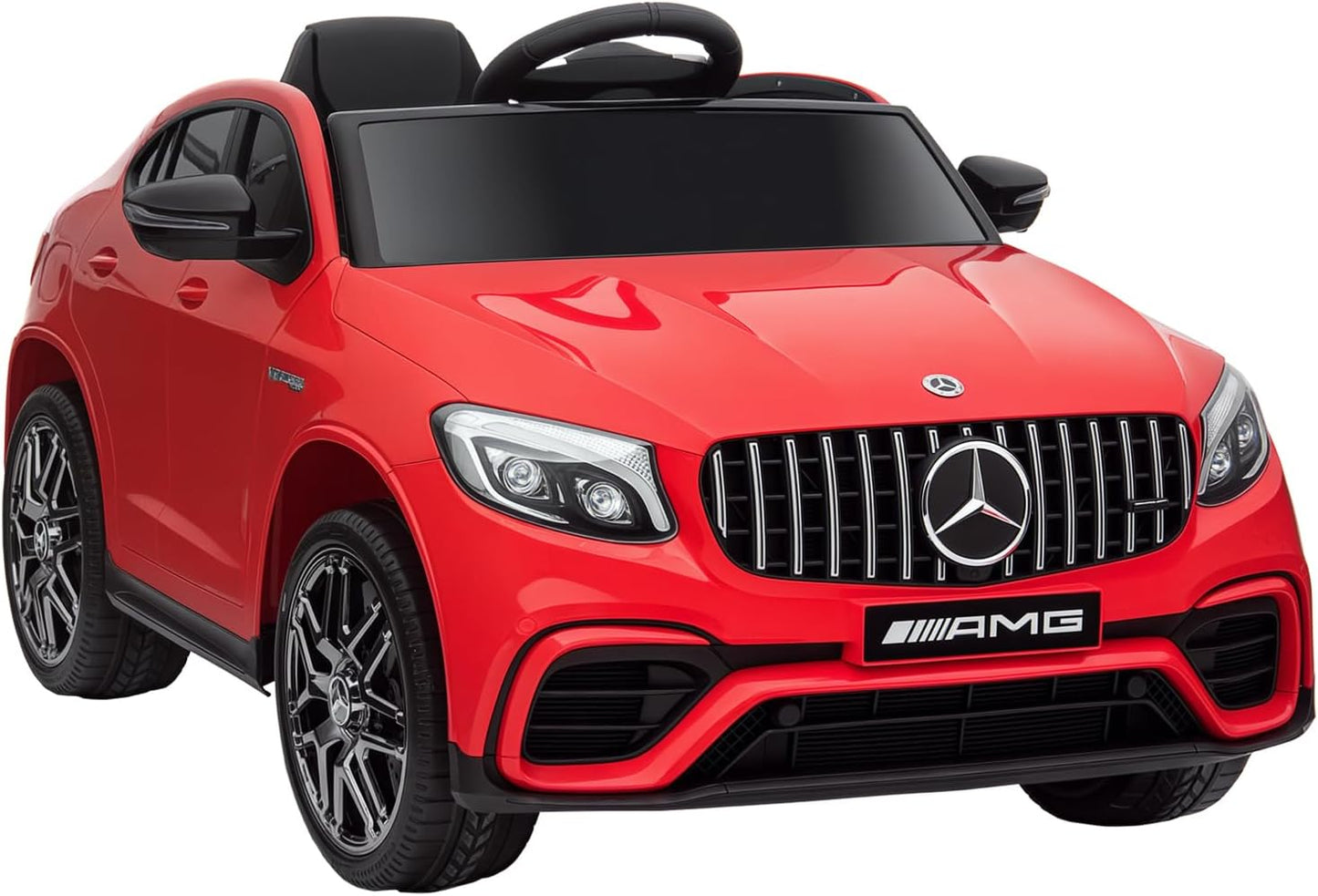 Licensed Mercedes-Benz AMG GLC63S Coupe Kids Ride-On Car with Remote Control