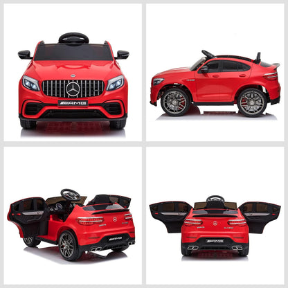 Licensed Mercedes-Benz AMG GLC63S Coupe Kids Ride-On Car with Remote Control