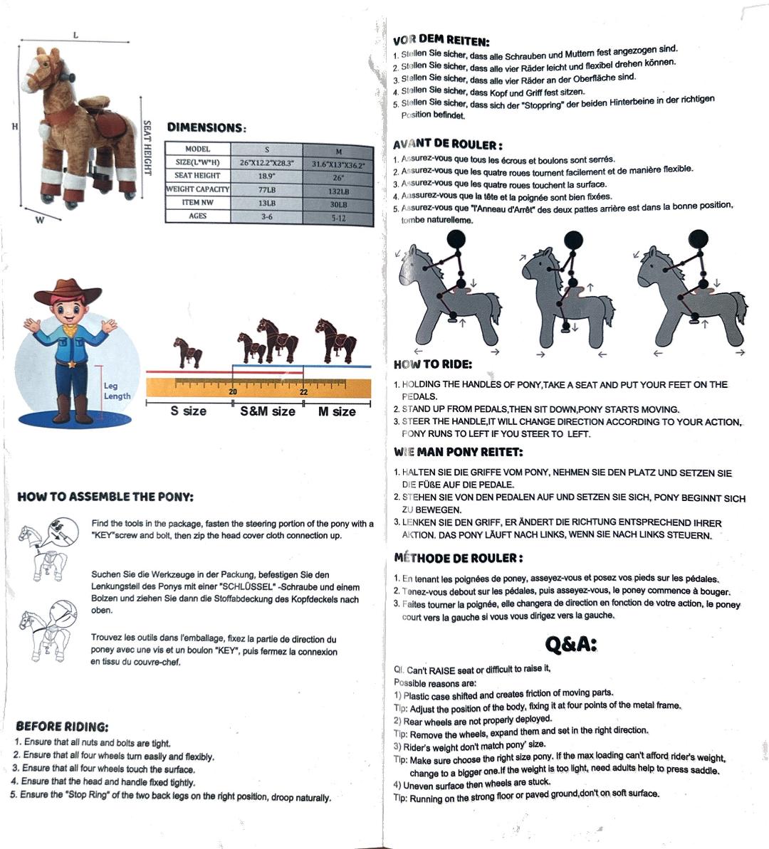 kids Ride on Horse