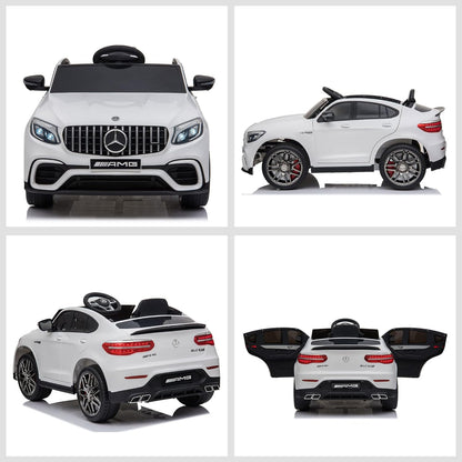 Licensed Mercedes-Benz AMG GLC63S Coupe Kids Ride-On Car with Remote Control
