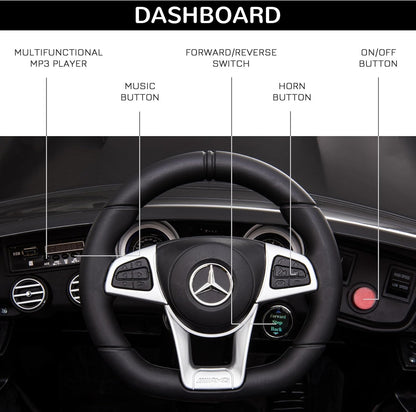 Licensed Mercedes-Benz AMG GLC63S Coupe Kids Ride-On Car with Remote Control