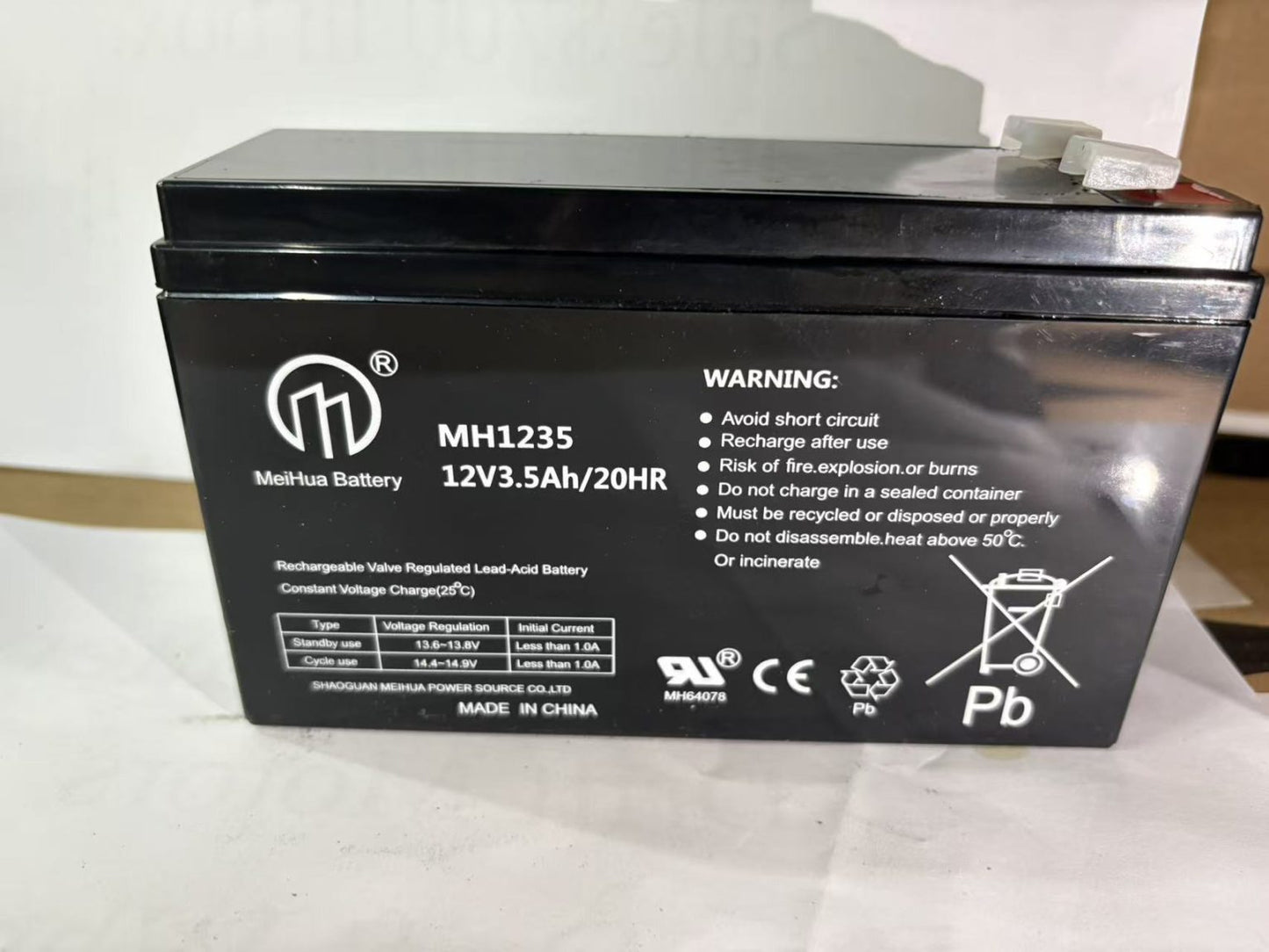 12 Volt 3.5 AH20 HR Rechargeable Battery for ride on car