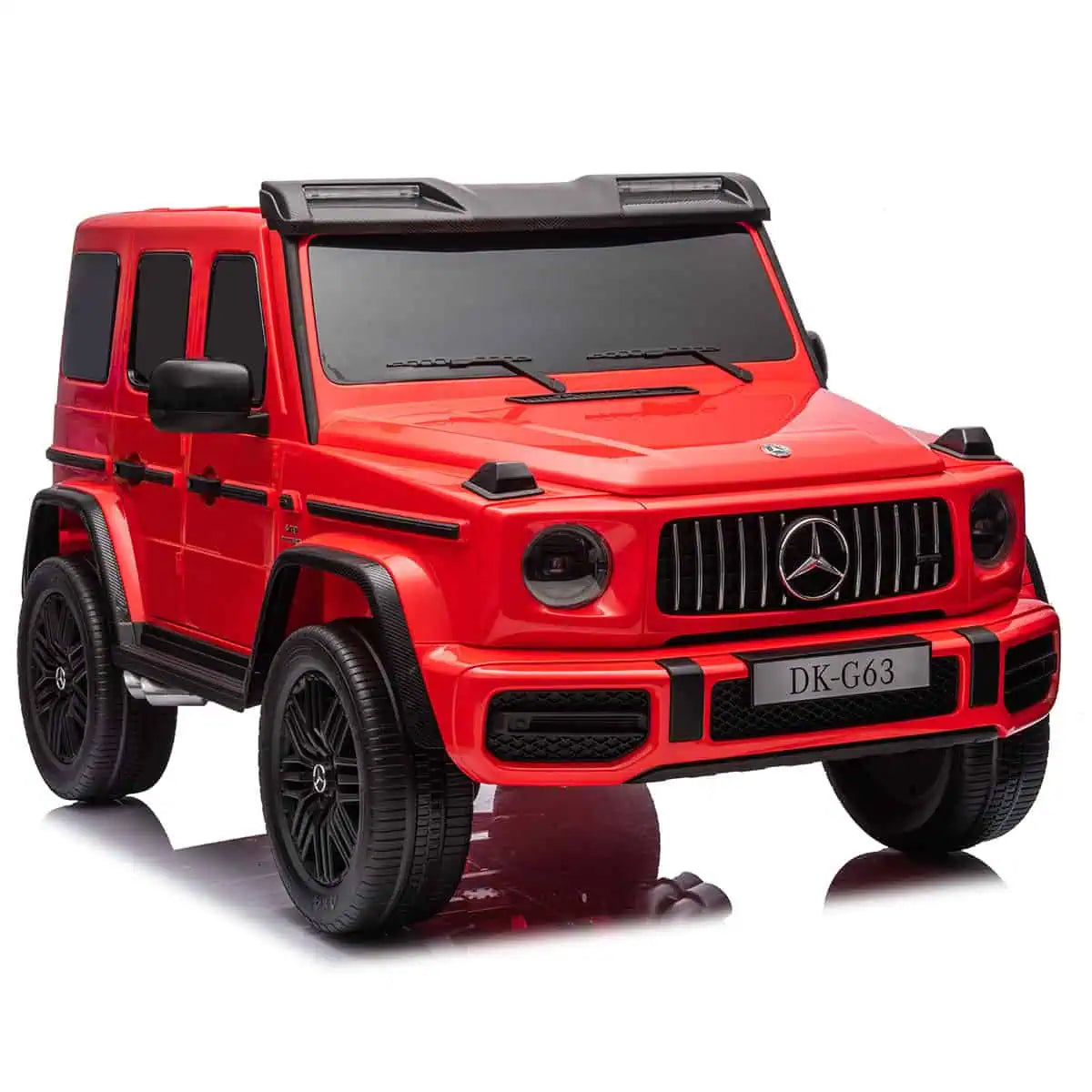 Licensed Mercedes-AMG G63- Battery 24V.14Ah, Motors 800W 4×4 Kids Ride-On Two seater Car-Red