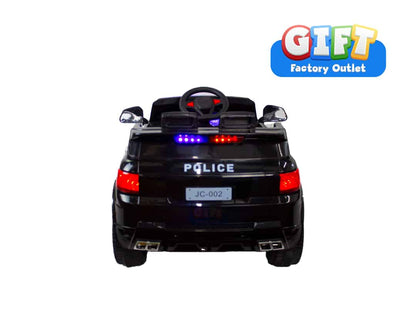 Police Electric kids car with remote control and Rubber wheels, Microphone