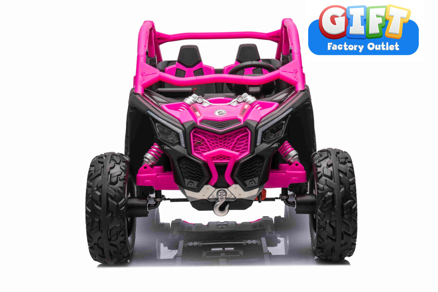 Licensed Can-am BRP Maverick 2 seater car ( 24Volts 14 AH Batteries) 4×4 Motors 24V 800 Watts, sport sound