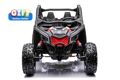 Licensed Can-am BRP Maverick 2 seater car ( 24Volts 14 AH Batteries) 4×4 Motors 24V 800 Watts, sport sound