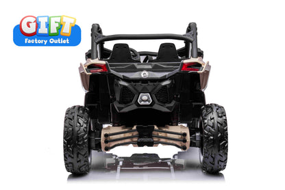 Licensed Can-am BRP Maverick 2 seater car ( 24Volts 14 AH Batteries) 4×4 Motors 24V 800 Watts, sport sound