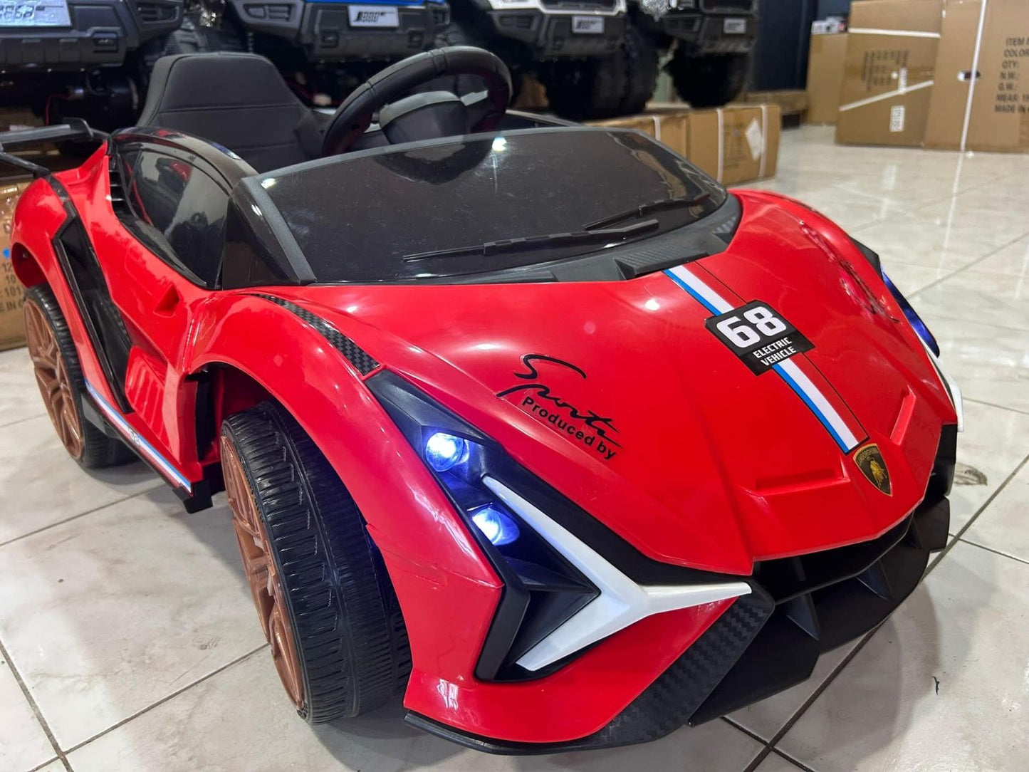 Lamborghini Style Design Electric kids car with Remote control