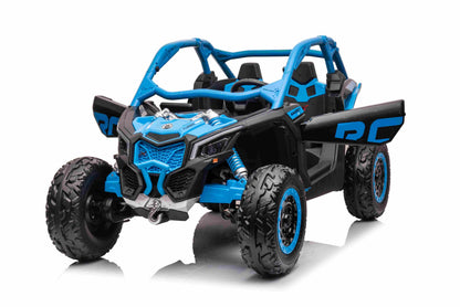 Licensed Can-am BRP Maverick 2 seater car ( 24Volts 14 AH Batteries) 4×4 Motors 24V 800 Watts, sport sound