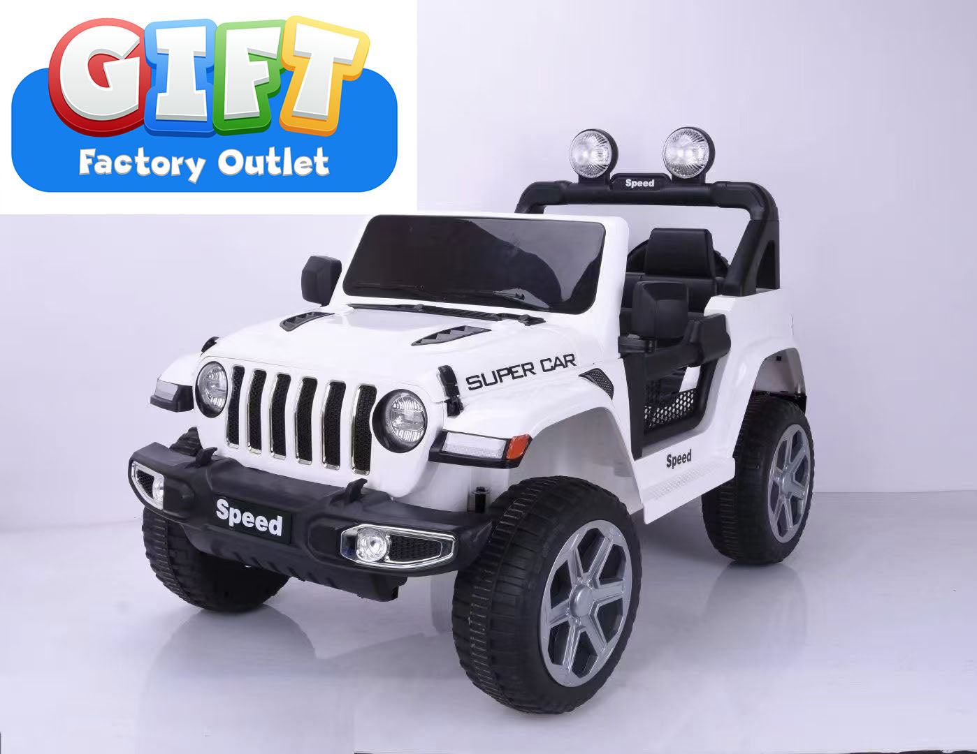 Power Wheels 4×4 Jeep Wrangler Battery-Powered Ride-on, 12 V Car with remote