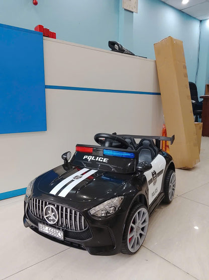 AMG-Style Police Ride-On Car for Kids with Remote control